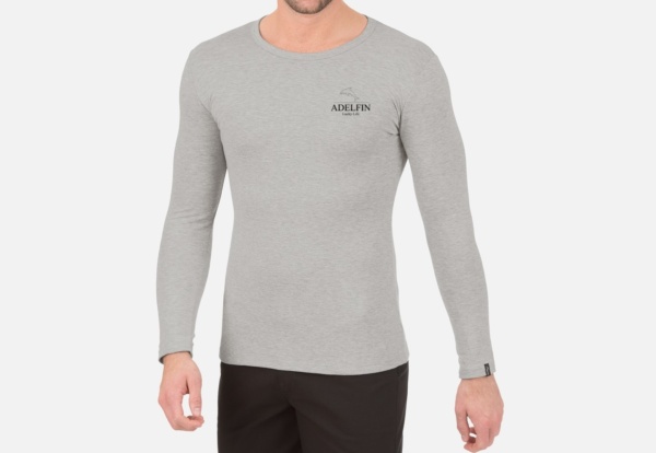 Long Sleeve Shirt Grey-melange