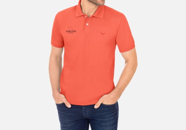 Polo-Shirt DELUXE Piqué Peach