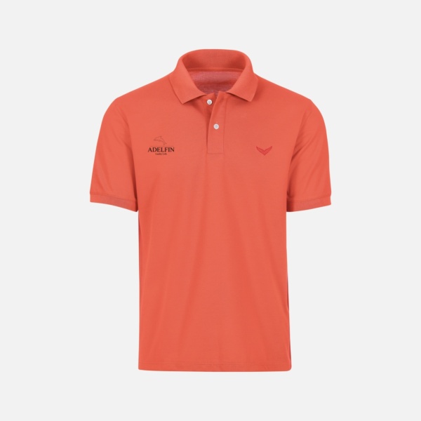 Polo-Shirt DELUXE Piqué Peach - Image 2