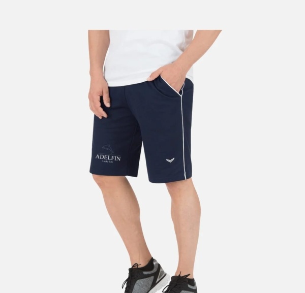 Shorts mit Paspel Navy